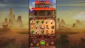 Ảnh giao diện chính game COWBOYS (slot FC) chơi tại LC79